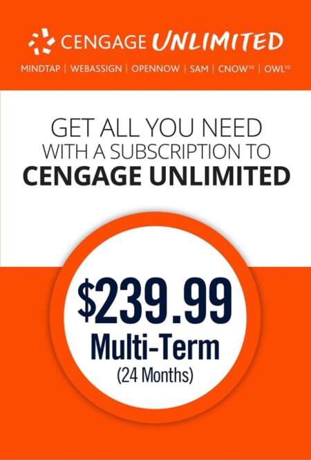 Cengage Unlimited subscription, 24 months, 1st Edition
